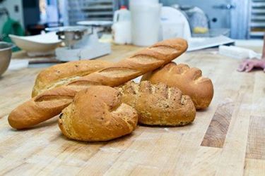 Variety of fresh-baked rustic breads at Kohnen’s Country Bakery, Tehachapi, CA